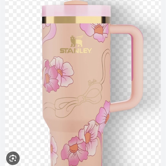 BRAND NEW IN BOX Barbie X Stanley Peaches & Cream Stanley Cup - Picture 2 of 2